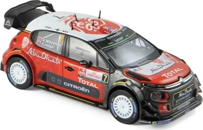 Productafbeelding van CITROEN C3 WRC, nummer 7 - Polen, 2017 - A. Mikkelsen/A. Jaeger, NOREV155363, schaal 1/43, NOREV