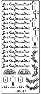 Produktbild von Kreativsticker 10x23cm Motiv 31 VE=5 Stück gold