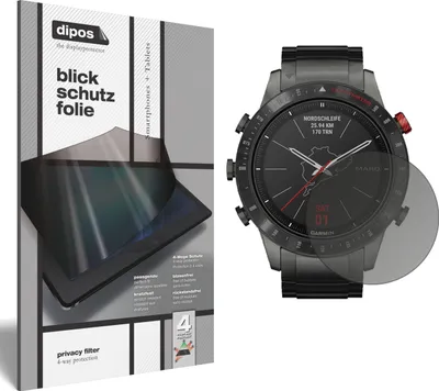 Produktbild von Blickschutzfolie für Garmin MARQ Driver matt Schutzfolie Folie Display Schutz dipos
