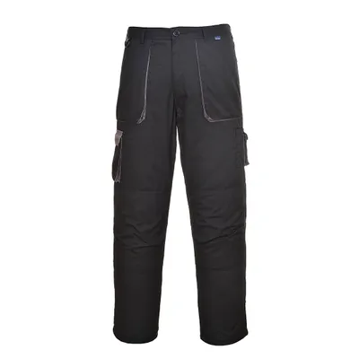 Image de Portwest TX16 Portwest Texo pantalon de contraste - doublé noir taille XL