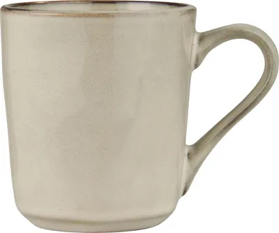 Produktbild von IB Laursen Becher Tasse mit Henkel SAND DUNES Steingut Keramik creme Kaffee Tee