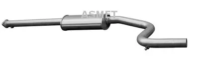 Produktbild von ASMET 07.183 Vorschalldämpfer Schalldämpfer für FORD MONDEO III Kombi (BWY) MONDEO III (B5Y) MONDEO III Stufenheck (B4Y)