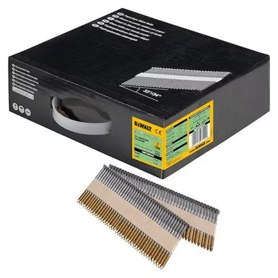 Image de Pointes en bande papier 33° crantées DEWALT DNPT28R75Z 2,8x75mm