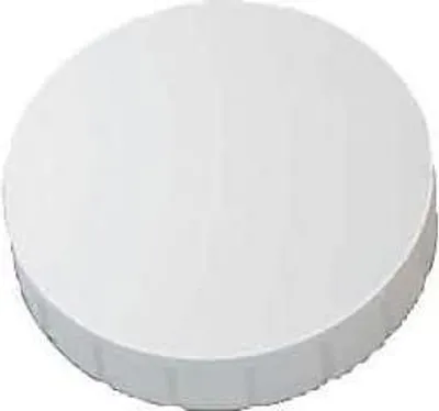 Produktbild von MAUL Magnet MAULsolid rund 2 Stück 2,5 kg Kunststoff Ferrit bruchsicher Ø 3.8 x 1.55 cm weiß