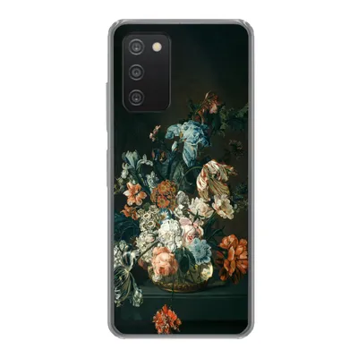 Produktbild von MuchoWow® Handyhülle Schutzhülle Hülle für Samsung galaxy a73 Stilleben mit Blumen - Alte Meister - Kunst Silikon Softcase Handy Hülle - Handyhülle