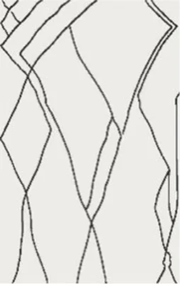 Image de 190 x 190 (diamètre) cercle Tapis Moroccan Magic weiß cercle