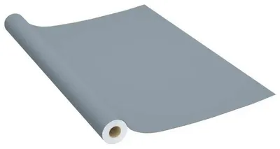 Produktbild von Selbstklebende Möbelfolie - PVC Dekorfolie - 500 x 90 cm - Klebefolie für Möbel und Regale - Grau