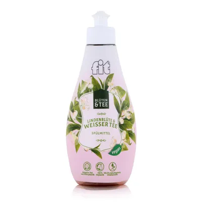 Obrázek produktu pro Fit prostředek na mytí nádobí květ a čaj lipový květ a bílý čaj 400 ml