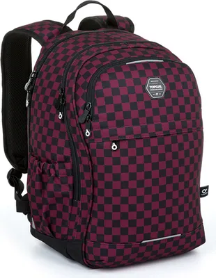 Produktbild von Studentenrucksack Karomuster  Topgal RUBI 24027