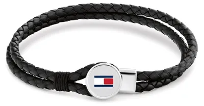 Immagine prodotto di Bracciale in pelle da uomo, collezione Tommy Hilfiger, colore nero - 27906