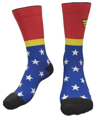 Obrázok produktu pre Ponožky Wabiks Wonder Woman Crew, modré, veľkosť EU 35–38, dámske, modré, veľkosť EU 35–38