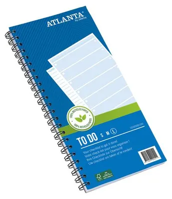 Productafbeelding van Djois - Activiteiten, gerecycled papier, groot formaat 297x150mm, 100 vellen, 70g, blauw | 2 stuks