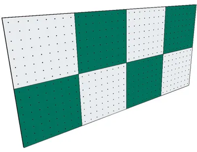 Produktbild von Sport-Thieme Boulderwand-Bausatz "Indoor Basic", Höhe 2,48 m, 496 cm, Ohne Überhang