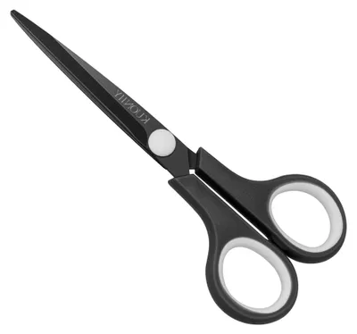 Produktbild von Schere mit Titanbeschichtung, komfortable Griffe, Mehrzweckschere, 15,3 cm