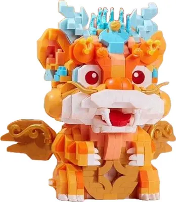Produktbild von B-16371 - Drache orange (Balody)