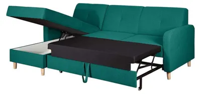 Zdjęcie produktu dla Sofa rozkładana narożna sofa w kształcie litery L sofa tekstylna sofa tkanina funkcja spania