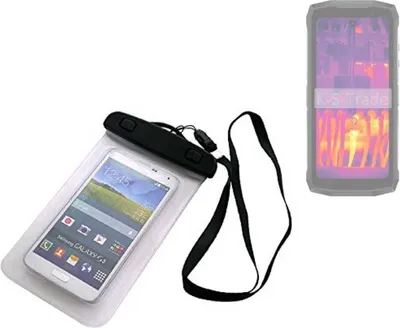 Produktbild von K-S-Trade Schutz Hülle Handy Hülle Kompatibel mit Ulefone Armor Mini 20 Pro Beach Bag wasserdicht 16cm x 10cm Schutzhülle Staub Sand Flachwasser