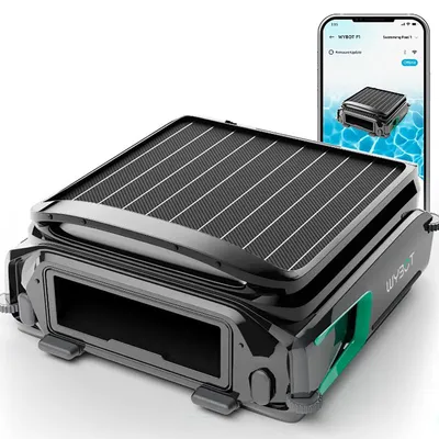 Obrázok produktu pre WYBOT F1 Pool Skimmer Solárny robotický čistič Čierny, zelený