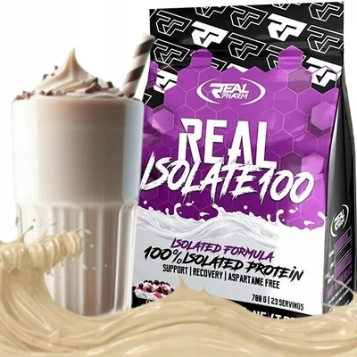 Produktbild von Real Pharm Real Isolate 100 WPI 700 g WEPEI ISOLATE Proteinpulver Molkenproteinisolat Geschmack: WHITE CHOCOLATE