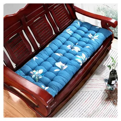 Produktbild von Bankauflage Kissen für Outdoor und Indoor, wasserdicht, Sitz- und Rückenpolster für Gartenbank (G 48x120cmx8cm)
