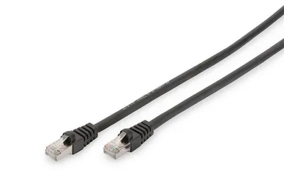Produktbild von DIGITUS Patchkabel CAT6 S/FTP 2xRJ45 3.0m schwarz LSZH