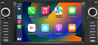 Produktbild von Android Autoradio 7 Zoll 64GB für jeep dodge chrysler 2000-2023 CarPlay Android Auto Navi Bluetooth DAB+ Rückfahrkamera
