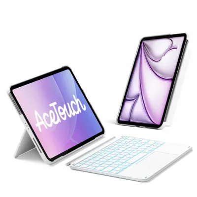 Produktbild von inateck Keyboard Ace Touch iPad 11"/10,9" QWERTZ RGB white