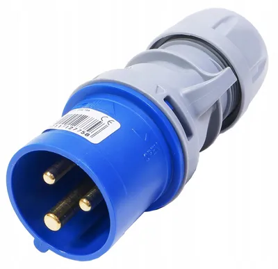 Produktbild von PCE 013-6TT Camping Stecker 16A 3P IP44 Blau