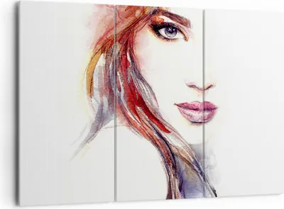 Produktbild von Bild auf Leinwand - Leinwandbild - Dame perfekt Kleid Eleganz - 165x110cm - Wand Bild - Wanddeko - Leinwanddruck - Bilder - Kunstdruck - Wanddekoration - Leinwand bilder - Wandkunst - CE165x110-3135