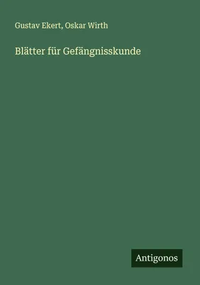 Produktbild von Blätter für Gefängnisskunde
