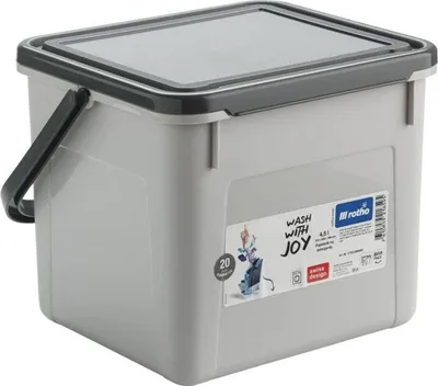 Produktbild von Rotho Basic Gris 4,5 L Rechteckiger Behälter