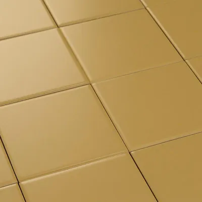 Produktbild von Fliese Gelb Matt | 10 x 10 cm | 0.5 m²/s