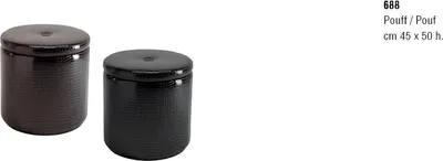 Obrázek produktu pro Footstool Design Bizzotto Italský nábytek čalounění obývacího pokoje