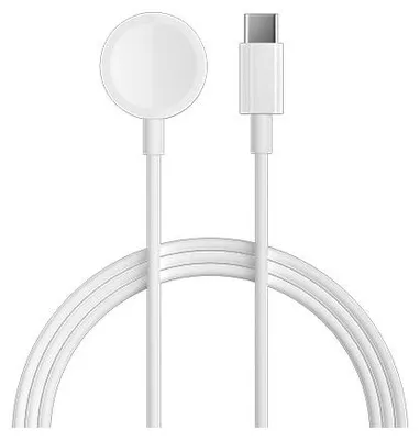 Immagine prodotto di Caricabatterie a induzione magnetico Kintone, con connettore USB-C, cavo da 1,0 metro, colore bianco, compatibile con Apple Watch