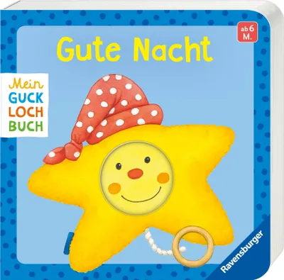 Produktbild von Ravensburger Buch Pappbilderbuch Spracherwerb Mein Gucklochbuch Gute Nacht 42095