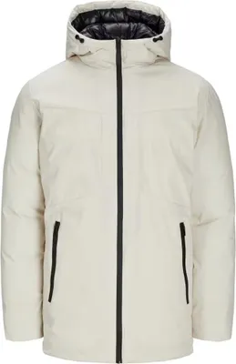 Produktbild von Jack & Jones 12263180_123_M, Anorak, Uni, Erwachsener, Reißverschluss, Polyester, Beige