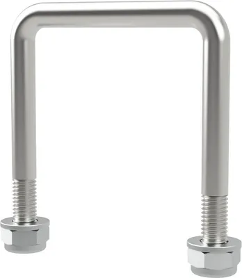Immagine prodotto di Bullone a U M10 con dadi rimorchio per assistenza alle barche zincato SUPROD, M10, LW=71, LH=90 mm