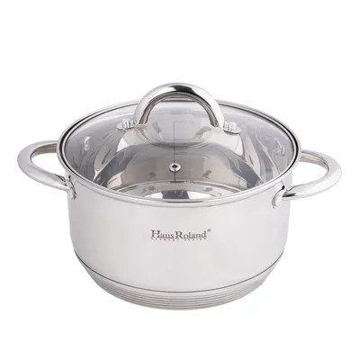 Zdjęcie produktu dla Garnek 3L stal nierdzewna Rondel 20 cm Garnek do zupy Uniwersalny garnek indukcyjny Garnek do mięsa