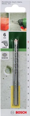 Produktbild von Bosch 2 609 256 903, Rotationshammer, 6 mm, 100 mm, Beton, 5,5 cm, SDS-Quick