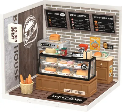 Zdjęcie produktu dla Miniaturowy dom RoboTime Piekarnia Golden Wheat