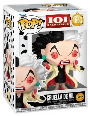 Image de 101 Dalmatiner POP ! Vinyl Cruella De Vil avec Chase 9 cm Sortiment (6)