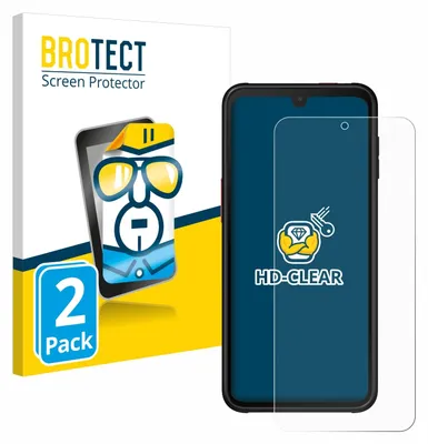 Produktbild von 2x Für Samsung Galaxy XCover 6 Pro Schutzfolie BROTECT Displayschutz Display Schutz Folie Klar Transparent