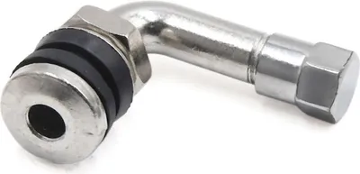 Image de Argenté 90 sans chambre air Pneus roue Degré tige valve pour Véhicule