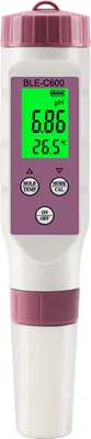 Produktbild von Miernik PH, cyfrowy, 7-w-1 PH/TDS/EC/ORP/SG/Salinity/Temp z rozdzielczością ATC 0,01, precyzyjny tester PH do wody pitnej, hydroponiki, akwarium, akwarium, basenu