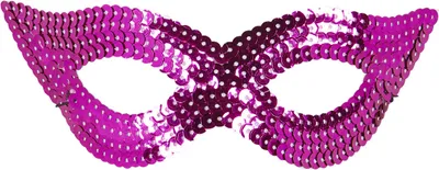 Produktbild von Diva Pailletten-Augenmaske pink