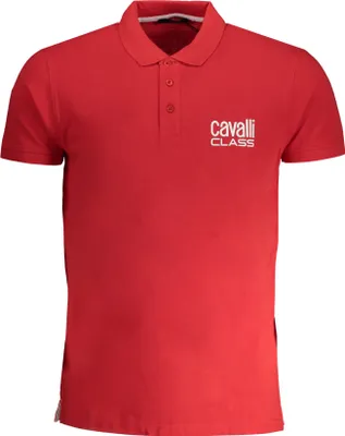 Produktbild von Cavalli Class Herren-T-Shirt mit Kragen Monisola olive XXL