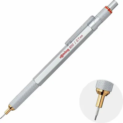 Zdjęcie produktu dla Rotring 1904449, Srebrny, HB, 0,5 mm