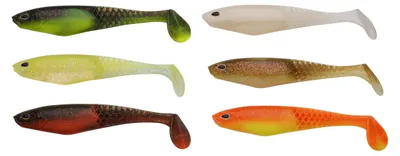 Produktbild von Berkley Cullshad 10cm 6pcs Mixpack Darkwater Gummifisch Shad Gummiköder Sortiment