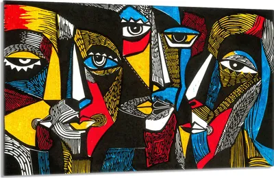Obrázok produktu pre Kryt varnej dosky 80x52cm 1-dielny keramický kryt varnej dosky Splashback, abstrakcia Farebný