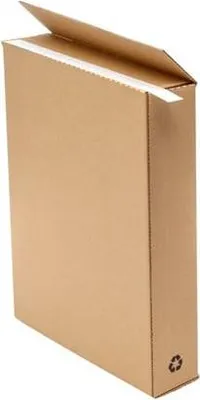 Produktbild von Karton mit Stanzform zum Verpacken – Paket 300 x 75 x 400 mm – 10 Stück